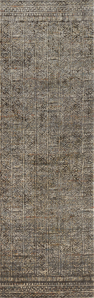 Loloi Rugs Javari Collection Rug in Charcoal, Silver - 7'10" x 10'