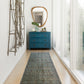 Loloi Rugs Javari Collection Rug in Steel, Lagoon - 12'0" x 15'0"