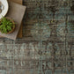 Loloi Rugs Javari Collection Rug in Steel, Lagoon - 6'7" x 9'4"