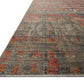 Loloi Rugs Javari Collection Rug in Steel, Sunrise - 6'7" x 9'4"