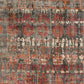 Loloi Rugs Javari Collection Rug in Steel, Sunrise - 6'7" x 9'4"