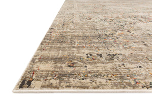 Loloi Rugs Javari Collection Rug in Grey, Multi - 6'7" x 9'4"