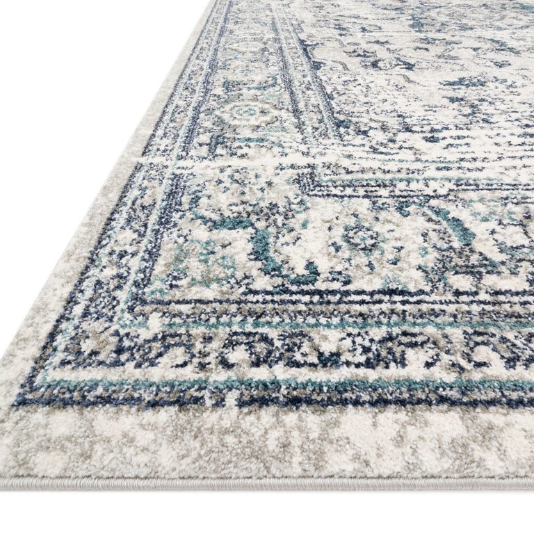 Loloi Rugs Joaquin Collection Rug in Lt. Green, Blue - 9'6" x 13'