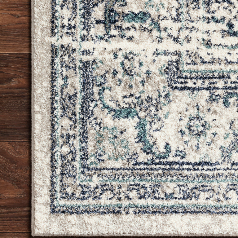 Loloi Rugs Joaquin Collection Rug in Lt. Green, Blue - 9'6" x 13'
