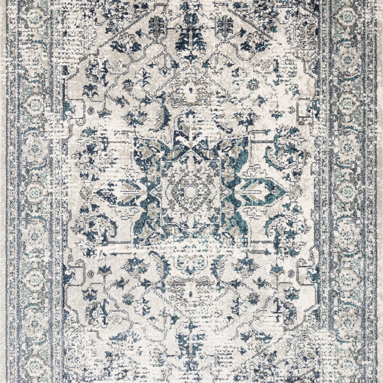 Loloi Rugs Joaquin Collection Rug in Lt. Green, Blue - 9'6" x 13'