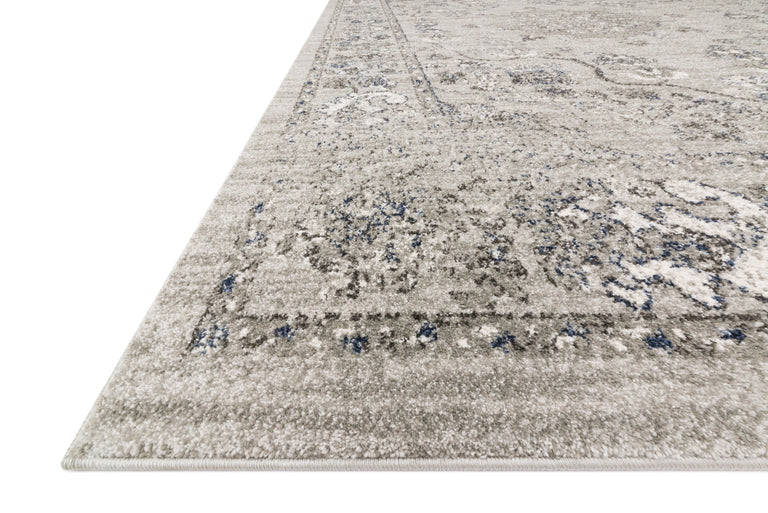 Loloi Rugs Joaquin Collection Rug in Dove, Grey - 11'6" x 15'