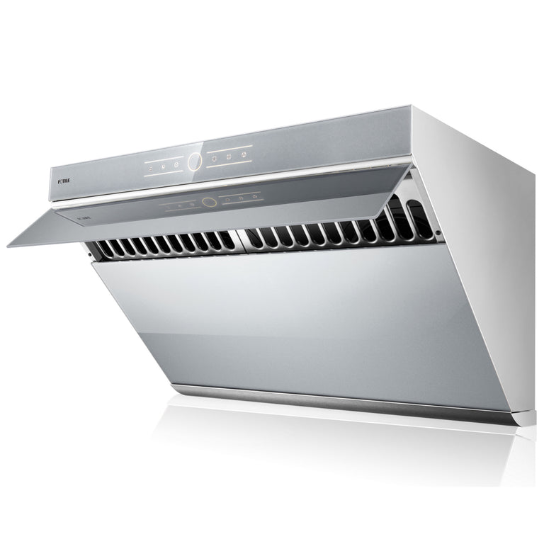 FOTILE Slant Vent Series 30 in. 850 CFM Under Cabinet or Wall Mount Range  Hood with Touchscreen in Black JQG7501.E - The Home Depot