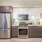 Fotile Slant Vent Series 30 in. 850 CFM Range Hood with Push Buttons in Silver Gray, JQG7502.G