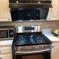 Fotile Slant Vent Series 36 in. 850 CFM Range Hood with Touchscreen in Onyx Black, JQG9001