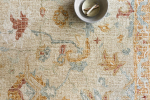 Loloi Rugs Julian Collection Rug in Ivory, Multi - 7'9" x 9'9"