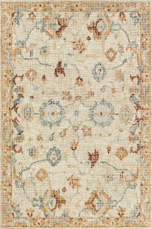 Loloi Rugs Julian Collection Rug in Ivory, Multi - 7'9" x 9'9"