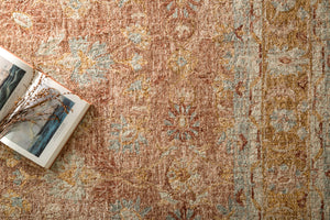 Loloi Rugs Julian Collection Rug in Terracotta, Gold - 12'0" x 15'0"