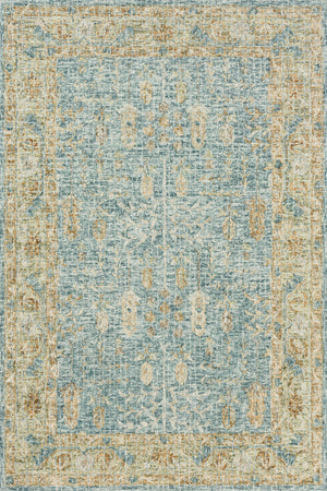 Loloi Rugs Julian Collection Rug in Blue, Gold - 12'0" x 15'0"