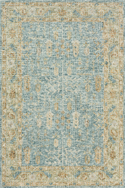 Loloi Rugs Julian Collection Rug in Blue, Gold - 12'0" x 15'0"