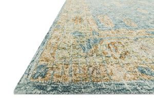 Loloi Rugs Julian Collection Rug in Blue, Gold - 9'3" x 13'