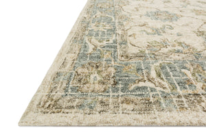 Loloi Rugs Julian Collection Rug in Ivory, Spa - 7'9" x 9'9"