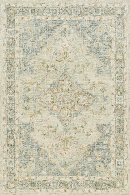 Loloi Rugs Julian Collection Rug in Seafoam Green, Spa - 12'0" x 15'0"