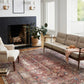 Chris Loves Julia x Loloi Rug in Merlot, Multi - 2'0" x 5'0"