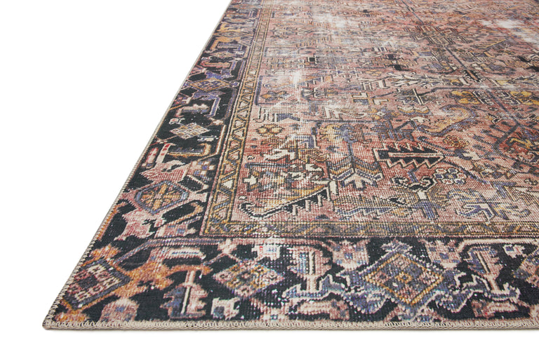Chris Loves Julia x Loloi Rug in Terracotta, Multi - 7'6" x 9'6"