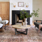 Chris Loves Julia x Loloi Rug in Terracotta, Multi - 2'3" x 3'9"