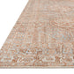 Chris Loves Julia x Loloi Rug in Tangerine, Mist - 2'6" x 12'0"