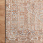 Chris Loves Julia x Loloi Rug in Tangerine, Mist - 2'6" x 9'6"
