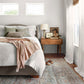 Chris Loves Julia x Loloi Rug in Lagoon, Brick - 2'6" x 12'0"