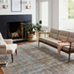 Chris Loves Julia x Loloi Rug in Lagoon, Brick - 2'6" x 12'0"