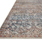 Chris Loves Julia x Loloi Rug in Denim, Spice - 9'6" x 14'