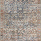 Chris Loves Julia x Loloi Rug in Denim, Spice - 9'6" x 14'
