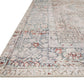 Chris Loves Julia x Loloi Rug in Natural, Ocean - 2'6" x 12'0"