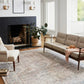 Chris Loves Julia x Loloi Rug in Natural, Ocean - 2'6" x 12'0"