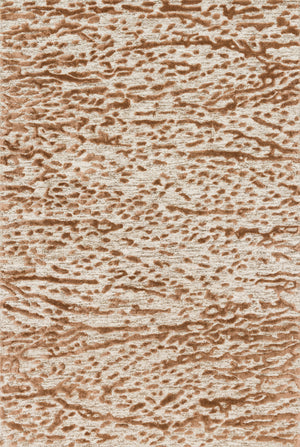 Loloi Rugs Juneau Collection Rug in Oatmeal, Terracotta - 9'3" x 13'