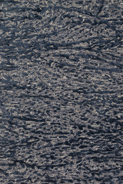 Loloi Rugs Juneau Collection Rug in Steel, Blue - 7'9" x 9'9"