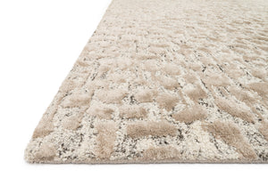 Loloi Rugs Juneau Collection Rug in Ash, Taupe - 5' x 7'6"