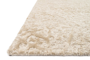 Loloi Rugs Juneau Collection Rug in Ant Ivory, Beige - 5' x 7'6"