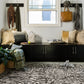 Loloi Rugs Juneau Collection Rug in Charcoal, Silver - 7'9" x 9'9"