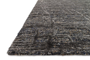 Loloi Rugs Juneau Collection Rug in Charcoal, Charcoal - 5' x 7'6"
