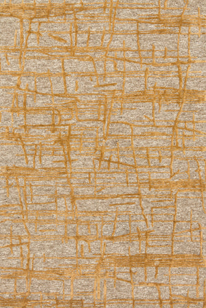 Loloi Rugs Juneau Collection Rug in Natural, Gold - 5' x 7'6"