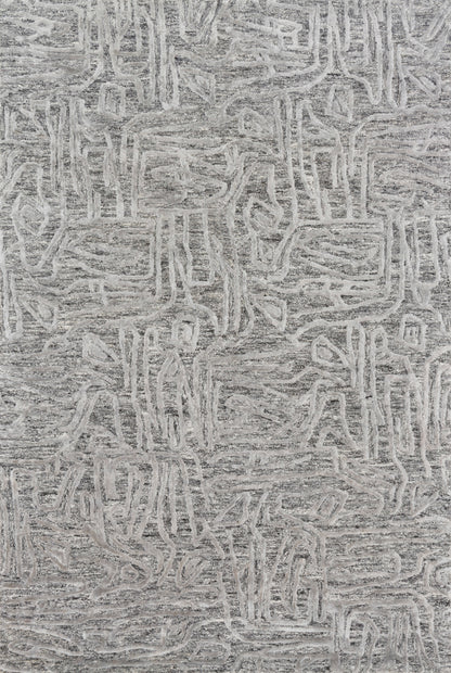Loloi Rugs Juneau Collection Rug in Grey, Grey - 5' x 7'6"