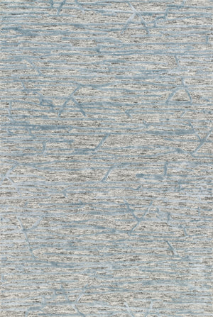 Loloi Rugs Juneau Collection Rug in Grey, Blue - 5' x 7'6"