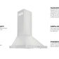 ZLINE 24 in. Convertible Vent Wall Mount Range Hood in Stainless Steel, KB-24