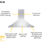 ZLINE 36 in. Convertible Vent Wall Mount Range Hood in Stainless Steel, KB-36