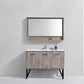 KubeBath Bosco 48 in. Modern Bathroom Vanity w/ Quartz Countertop, KB48NW