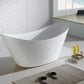 KubeBath Kube Luna 68 in. Free Standing Bathtub, KFST2768