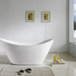 KubeBath Kube Luna 68 in. Free Standing Bathtub, KFST2768