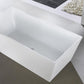 KubeBath Squadra 59 in. Free Standing Bathtub, KFST5059