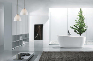 KubeBath, Kono 67 in. Free Standing Bathtub - KFST7567