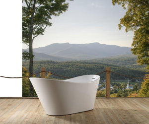 KubeBath Kube Lavello 67 in. Free Standing Bathtub, KFST9867