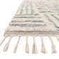 Loloi Rugs Khalid Collection Rug in Ivory, Sky - 8'6" x 11'6"
